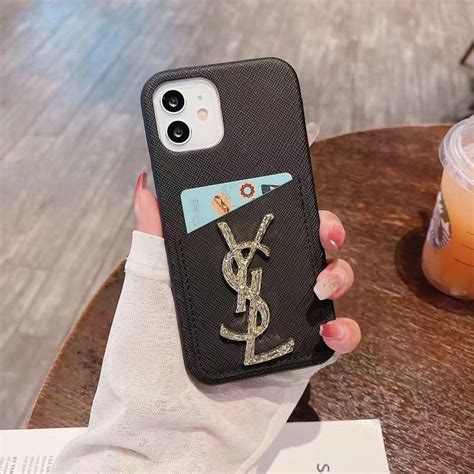 ysl iphone 14 case|YSL monogram phone holder.